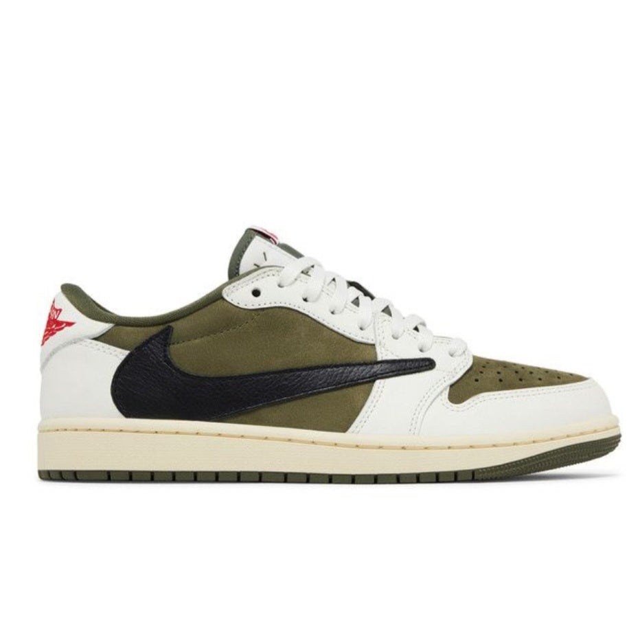 Air Jordan Retro 1 Low Travis Scott 'Medium Olive'